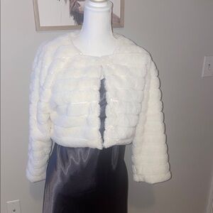 Chic Cream Teddy Jacket